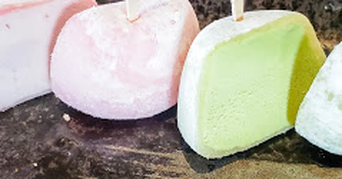 Mochi ice cream dessert