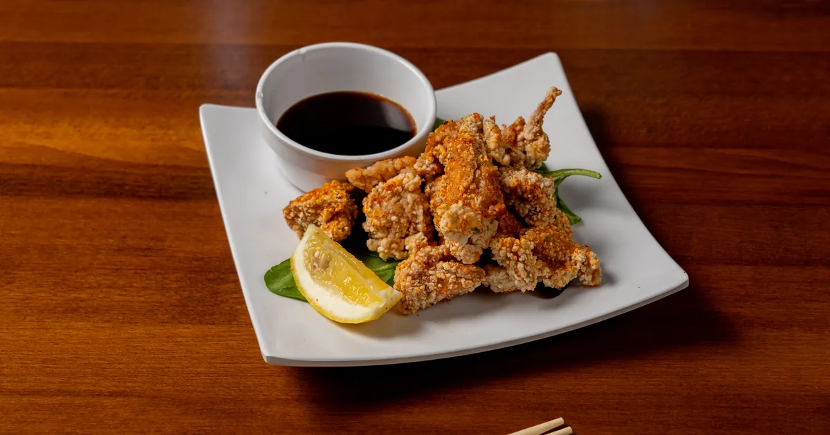 A plate of Chicken Karaage at Bakudan Ramen